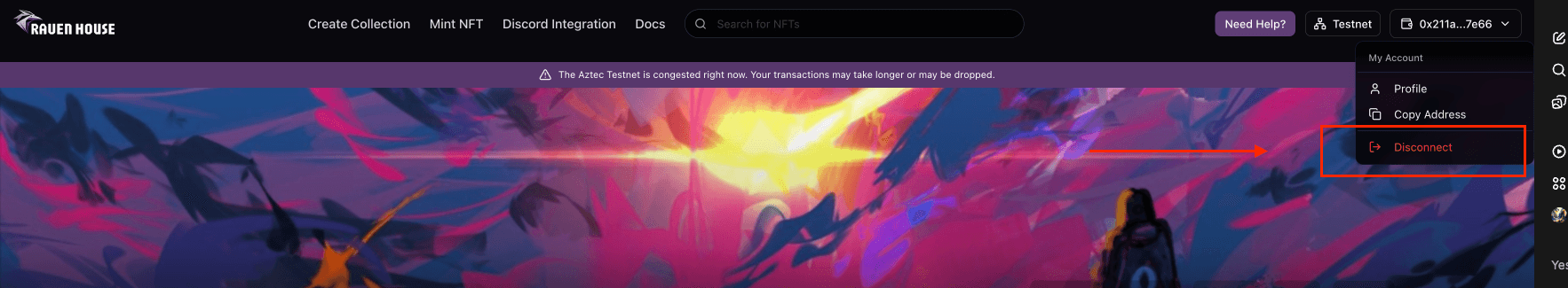 Disconnect Wallet